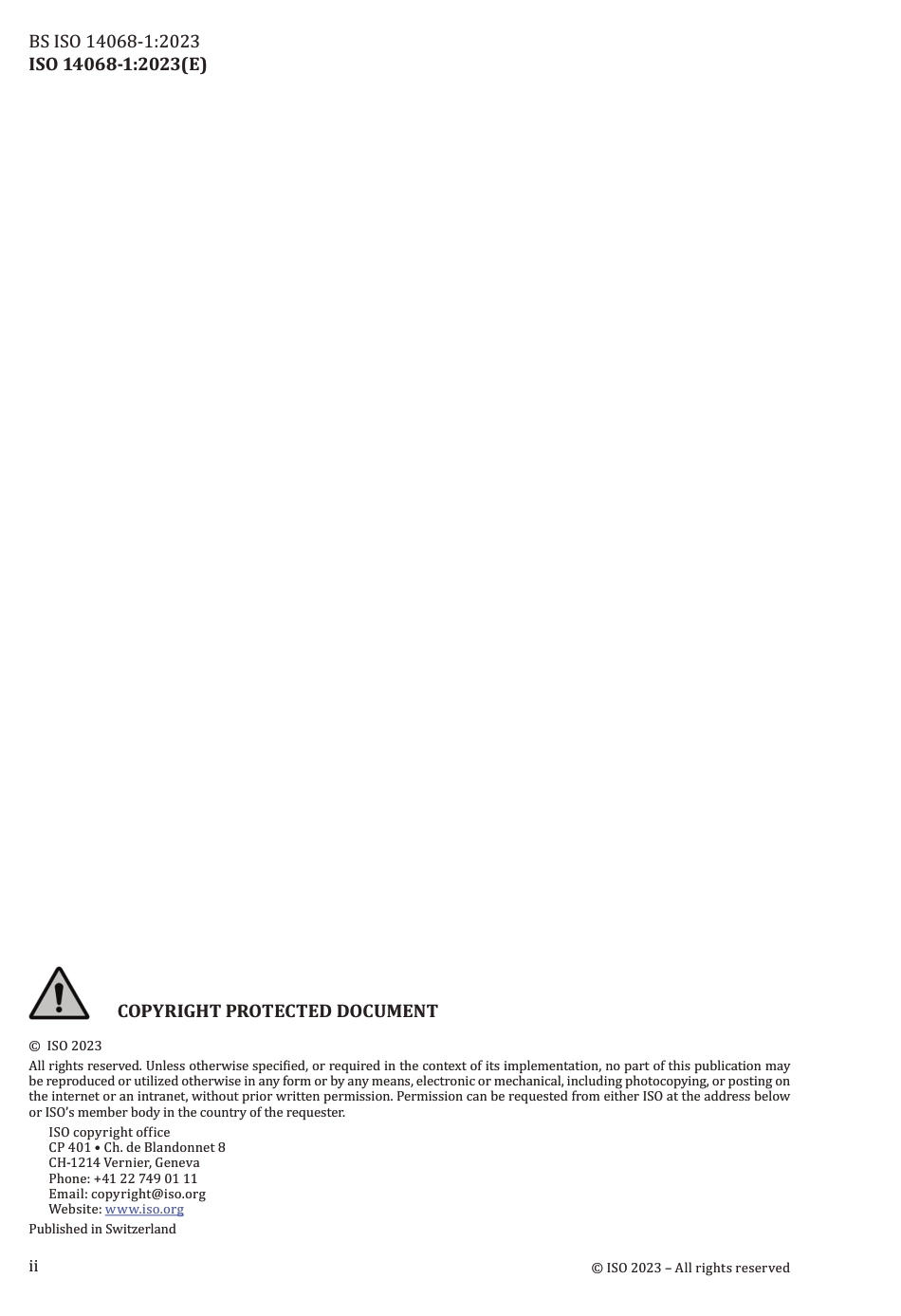 英文版：ISO 14068-1 2023气候变化管理 向净零的过渡 第1部分：碳中和_第3页