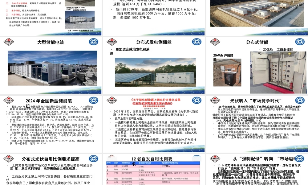 中国可再生能源学会 李世民：光伏配储的市场驱动机制