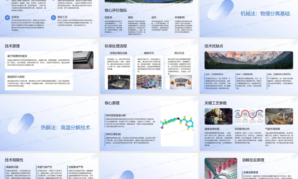 低碳绿色溶液剥离退役光伏组件材料及回收处理技术的思考与研究
