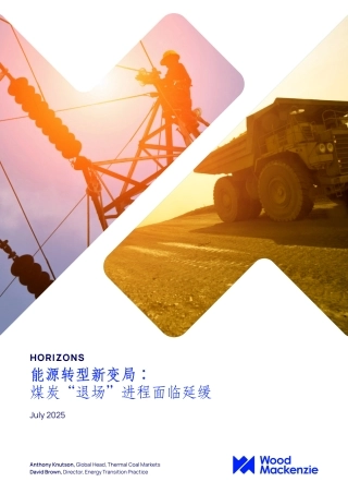 煤炭“退场”进程面临延缓！伍德麦肯兹报告：煤炭的能源主导性地位或将延续至下一个十年