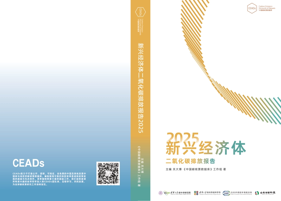 清华大学碳中和研究院：新兴经济体二氧化碳排放报告2025_第1页
