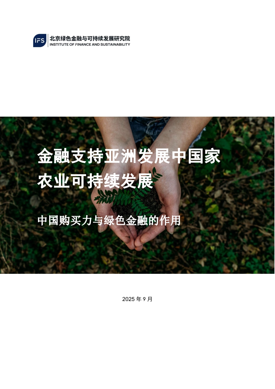 北京绿研院：金融支持亚洲发展中国家农业绿色转型-中国购买力与绿色金融的作用_第1页