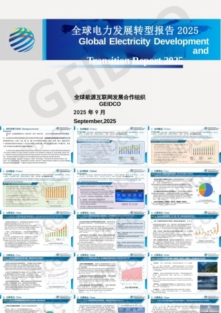 PPT：全球电力发展转型报告2025