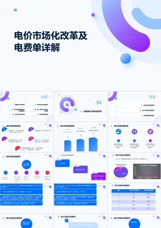 电价市场化改革及电费单详解课件