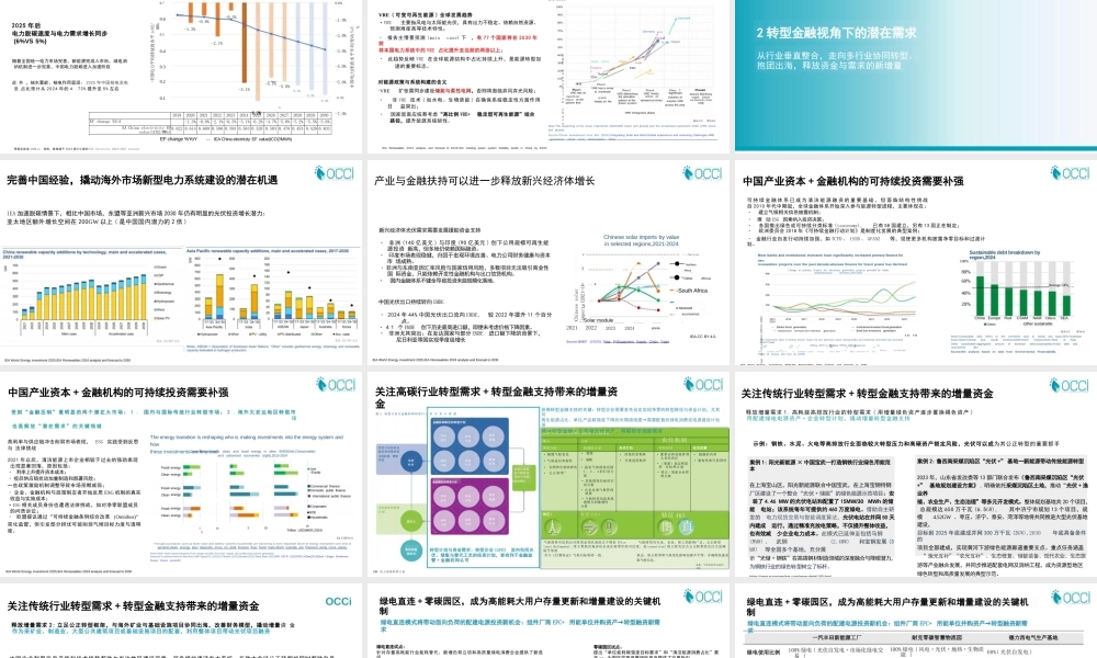零碳倡议项目首席顾问 曹原31页PPT:转型金融助力光伏行业高质量发展
