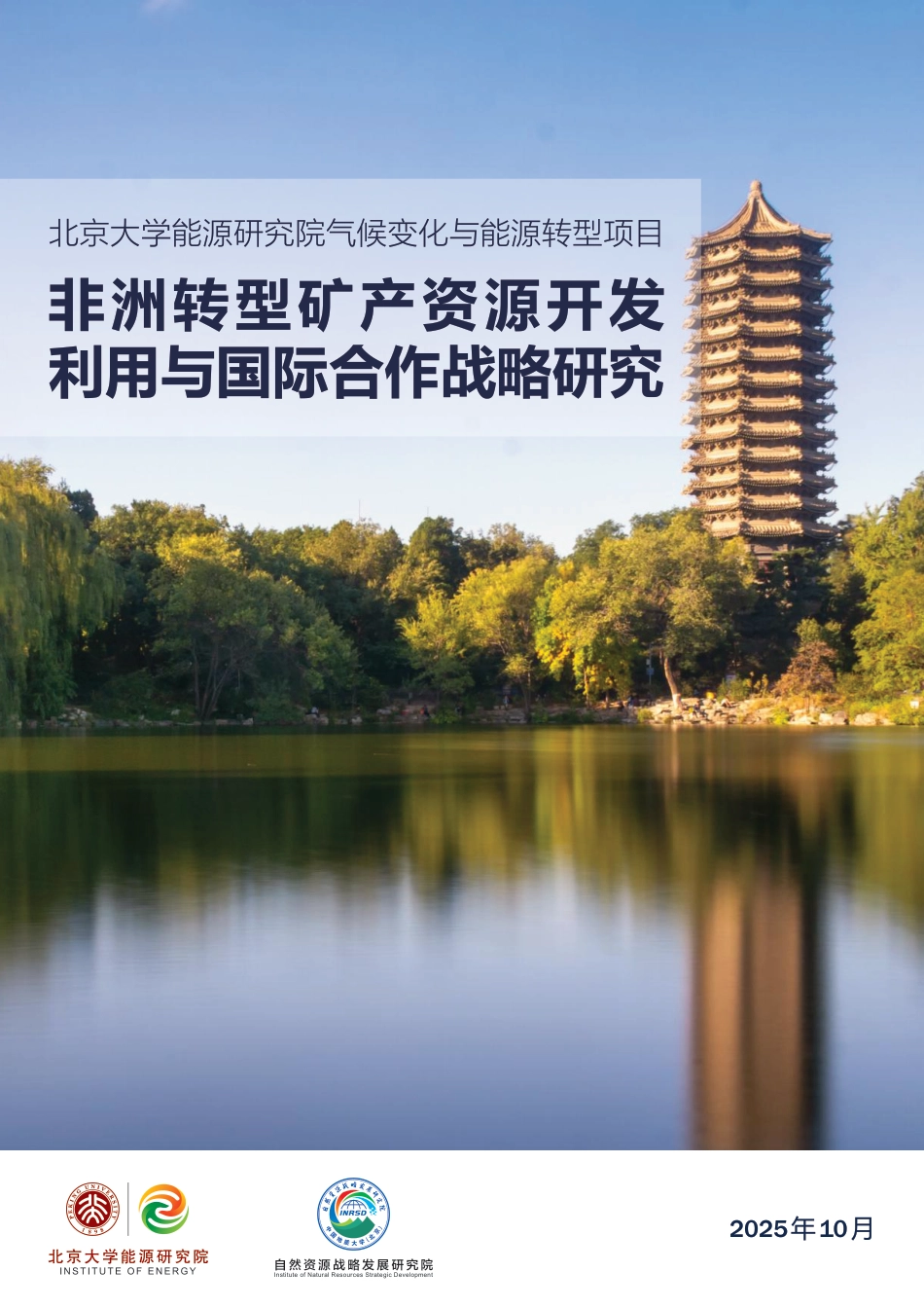 北大能研院:非洲转型矿产资源开发利用与国际合作战略研究_第1页