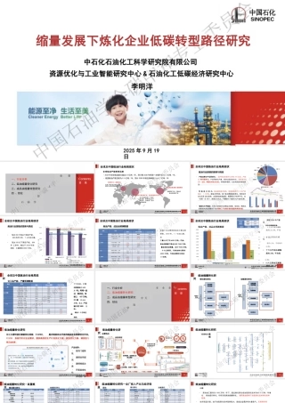 缩量发展下炼化企业低碳转型路径研究