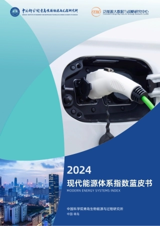 中科院：2024年现代能源体系指数蓝皮书