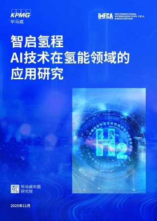 毕马威：AI技术在氢能领域的应用研究