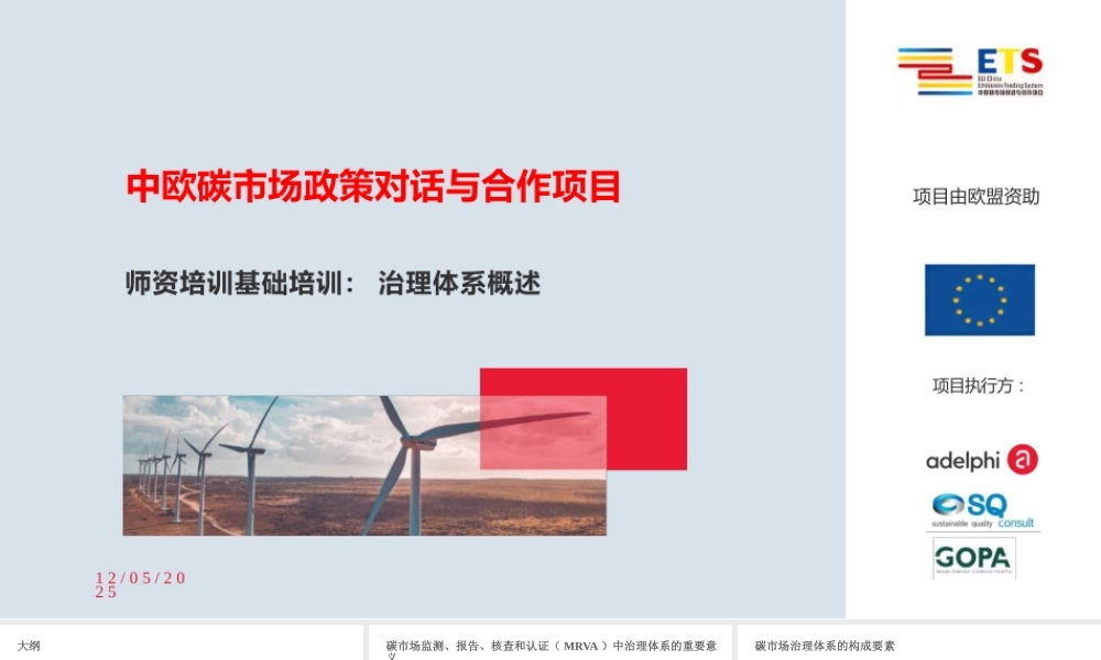 欧盟碳市场体系框架图