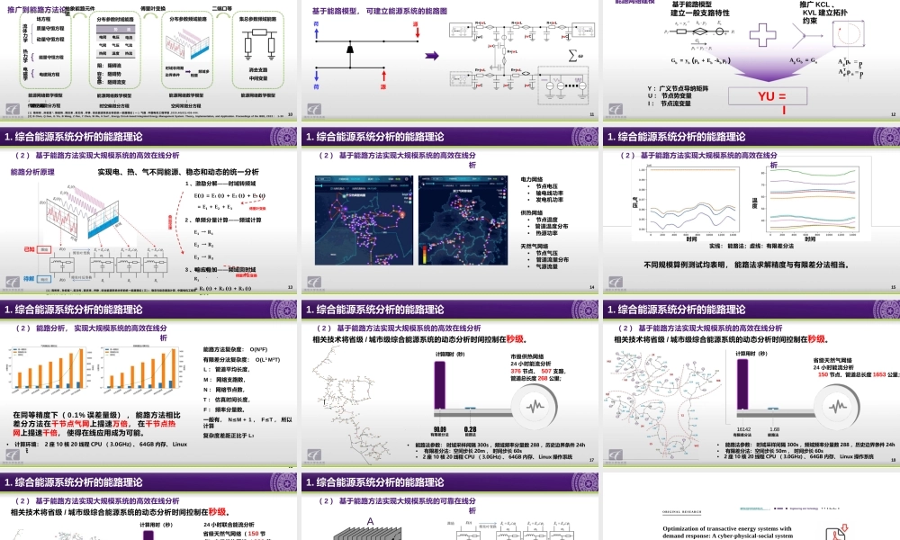 孙宏斌PPT：多能流综合能量管理关键技术、系统及应用