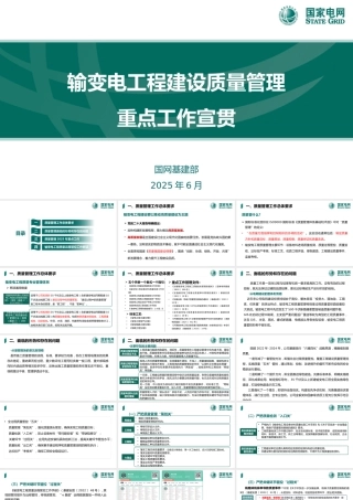 2025国家电网输变电工程建设质量管理课件