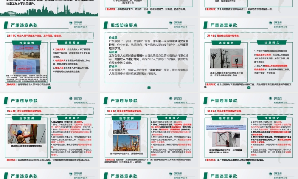 国网35条严重违章图册