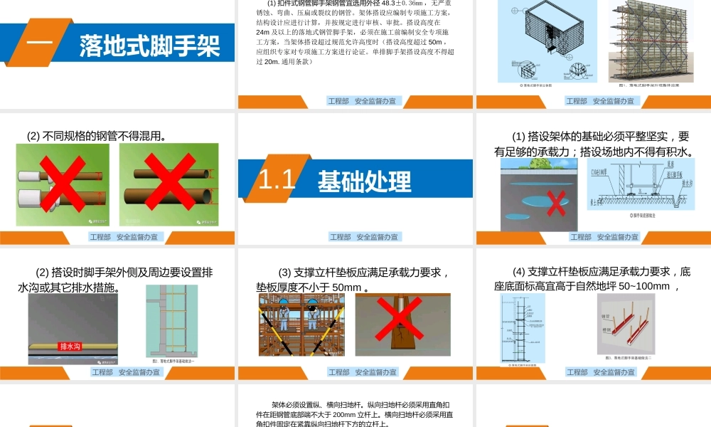 课件：最全面的脚手架安全图解