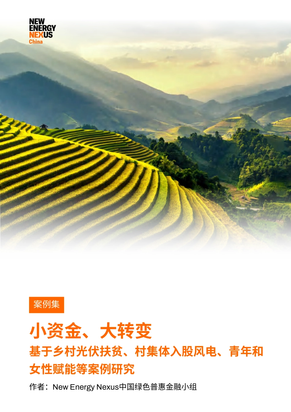 NEX中国：基于乡村光伏扶贫、村集体入股风电、青年和女性赋能等案例研究_第1页