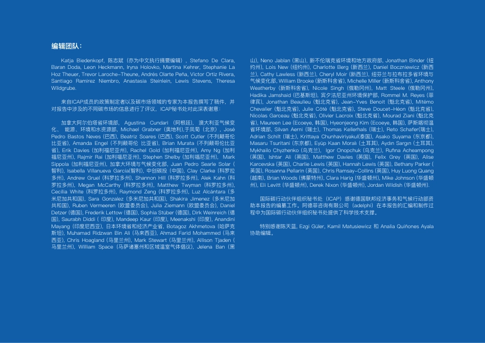 中文-全球碳市场进展2025年度报告执行摘要_第3页