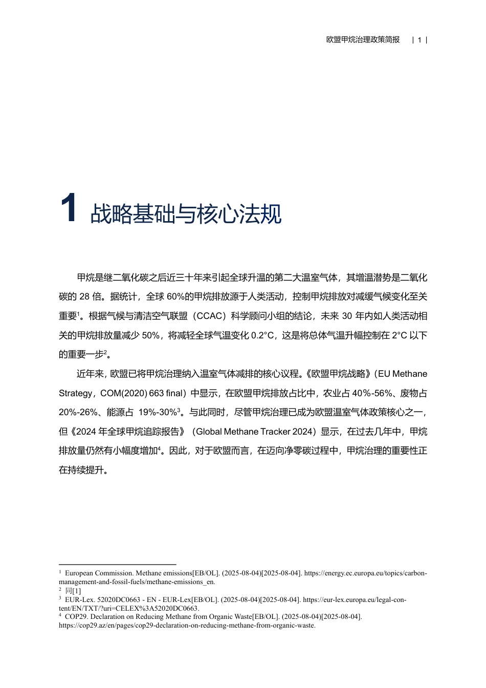 北大能研院:2025欧盟甲烷治理政策简报_第3页