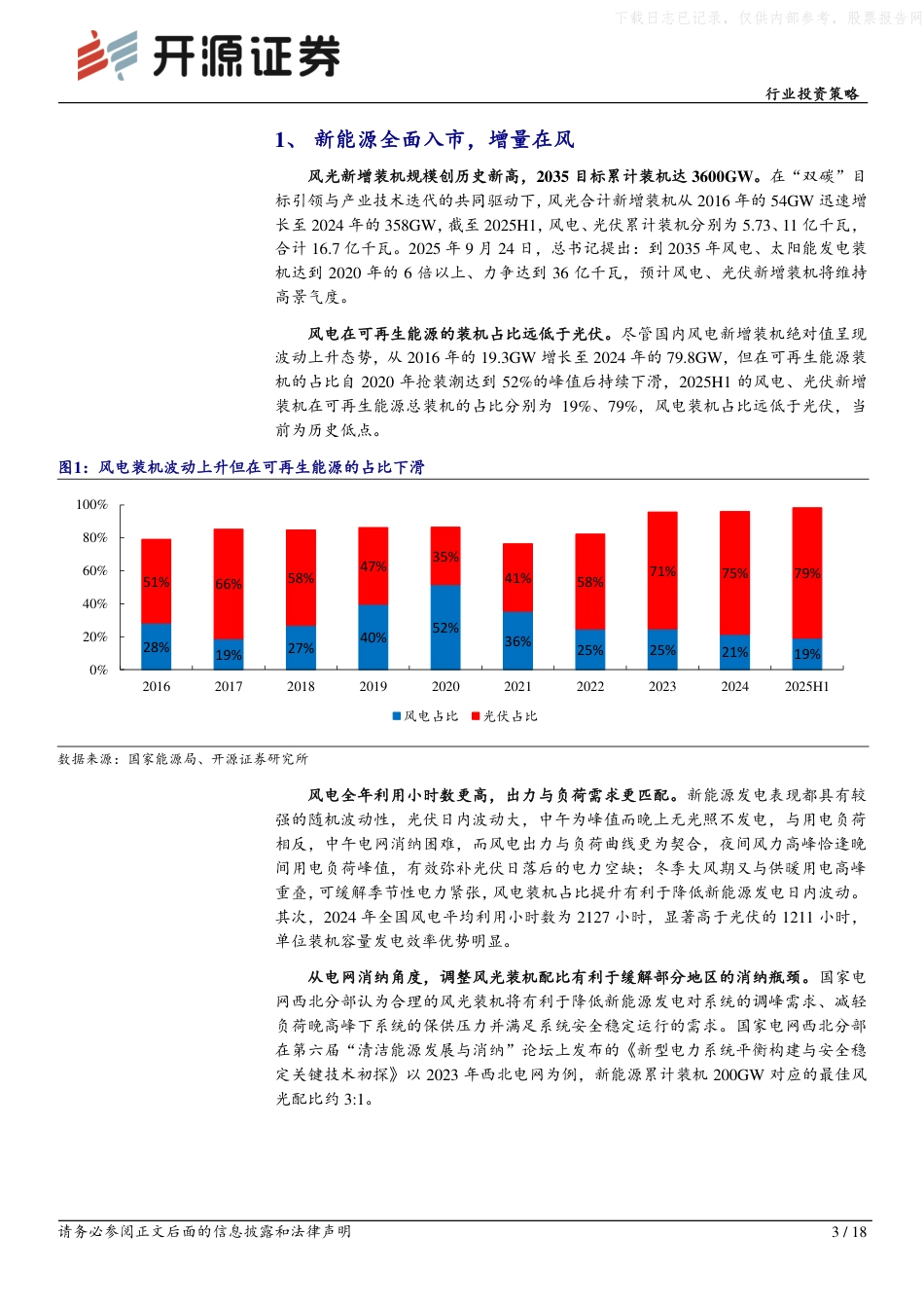 开源证券-风电设备行业投资策略:乘风而起,行业业绩与信心共振_第3页