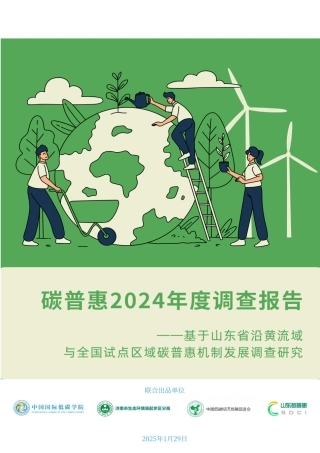 山东财经大学中国国际低碳学院：碳普惠2024年度调查报告