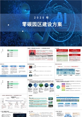 53页PPT：2025零碳园区建设方案