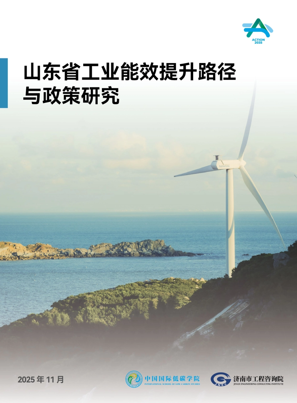 绿新院iGDP：山东省工业能效提升路径与政策研究_第1页