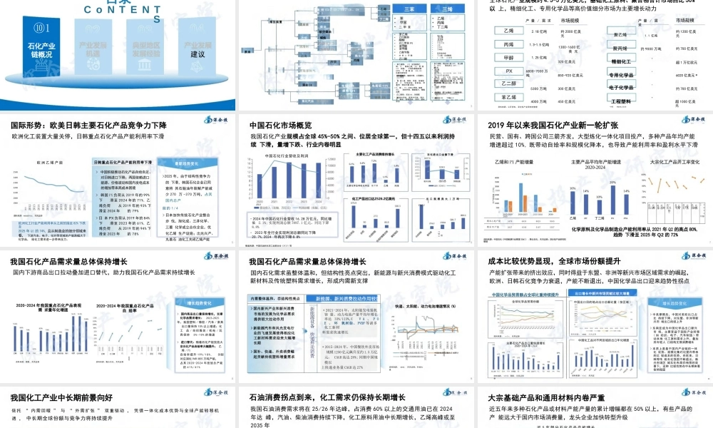 深企投55页PPT：绿色石化区转型升级与精细化工-化工新材料产业布局思路方向