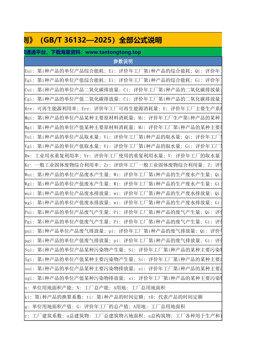 绿色工厂评价公式自动计算表_第3页