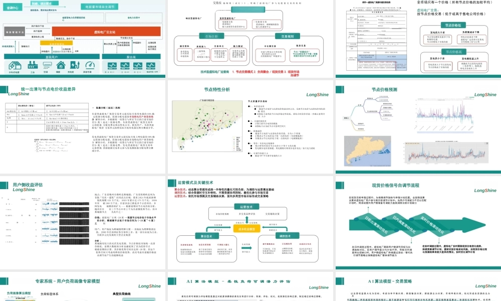 邦道科技PPT：广东虚拟电厂参与市场盈利商业逻辑