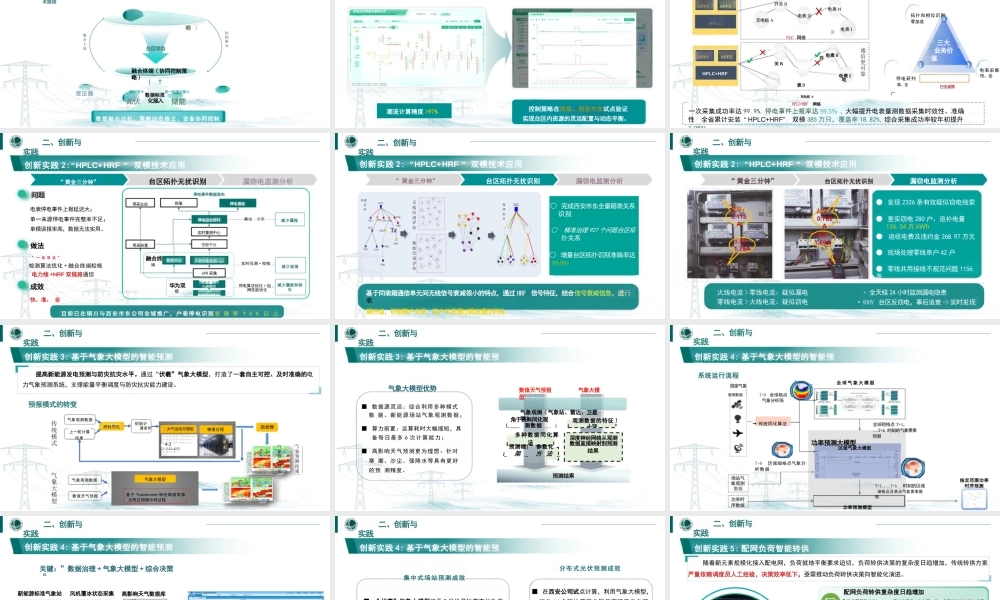 国家电网PPT：新型电力系统在陕西的创新与实践