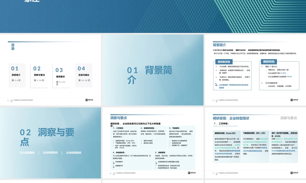 绿钢伙伴：2025中国钢铁企业低碳转型实践案例集