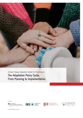 【英文版】中德气候合作：适应气候变化从业人员指南：气候适应政策周期——从规划到实施