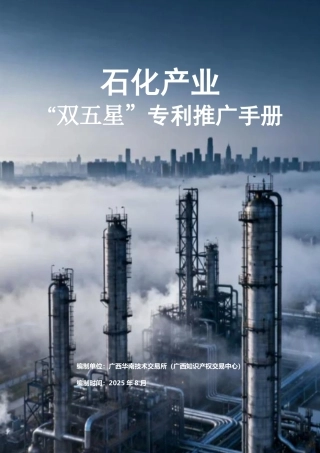 广西知识产权交易中心：石化产业”双五星“专利推广手册