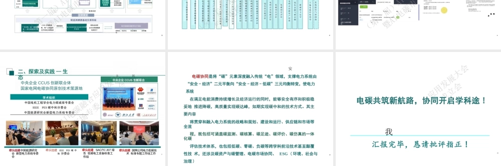 中国电科院PPT：电碳协同理论及技术探索与实践