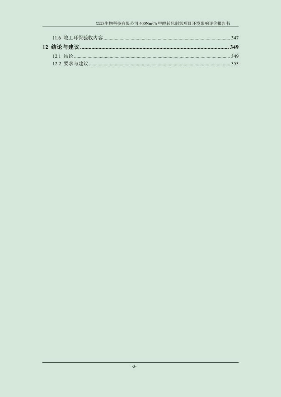 XXXX生物科技有限公司400Nm³h甲醇转化制氢项目环评报告_第3页