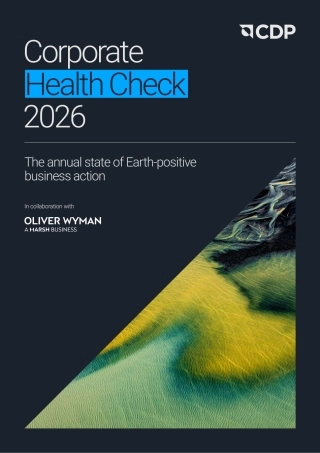 【英文】碳披露组织CDP2026：企业健康检查2026