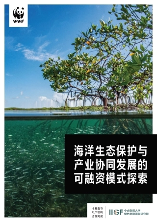 世界自然基金会WWF：海洋生态保护与产业协同发展的可融资模式探索