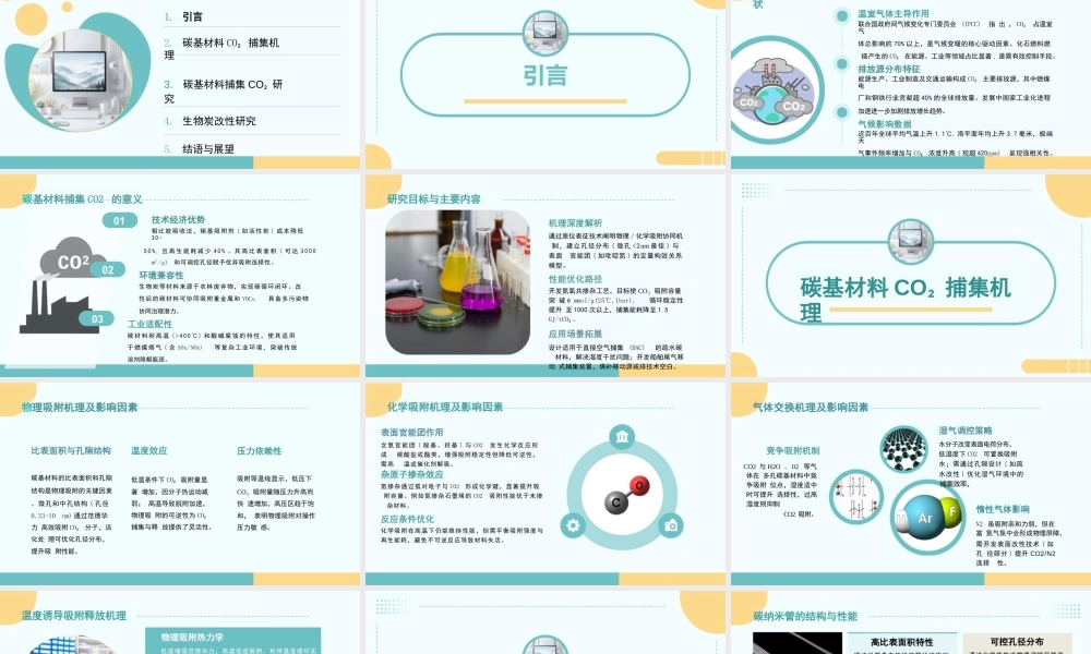 中国化工学会PPT：碳基材料在CO2捕集中应用的研究进展
