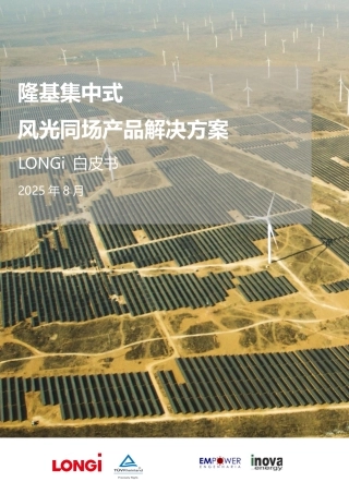 隆基绿能：隆基集中式风光同场产品解决方案