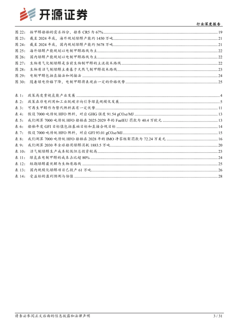 开源证券-绿醇:氢能重要载体,绿色燃料元年_第3页