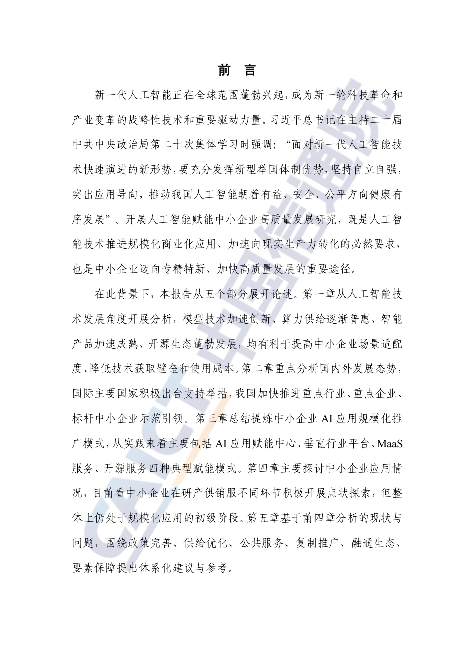 中国信通院：人工智能赋能中小企业高质量发展研究报告（2025年）_第3页