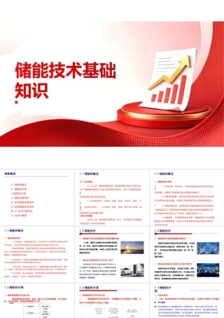 PPT：储能技术基础知识