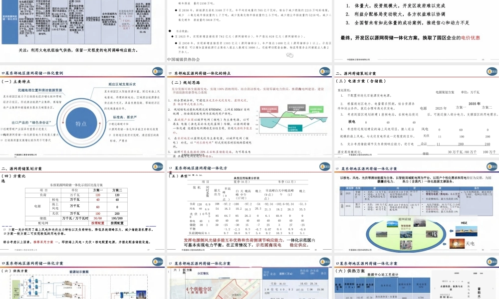 中咨朱宁PPT:源网荷储一体化的规划创新要点