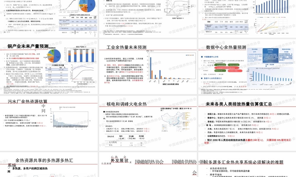 清华大学江亿院士PPT：构建我国新型供热系统 实现能源强国的技术路径