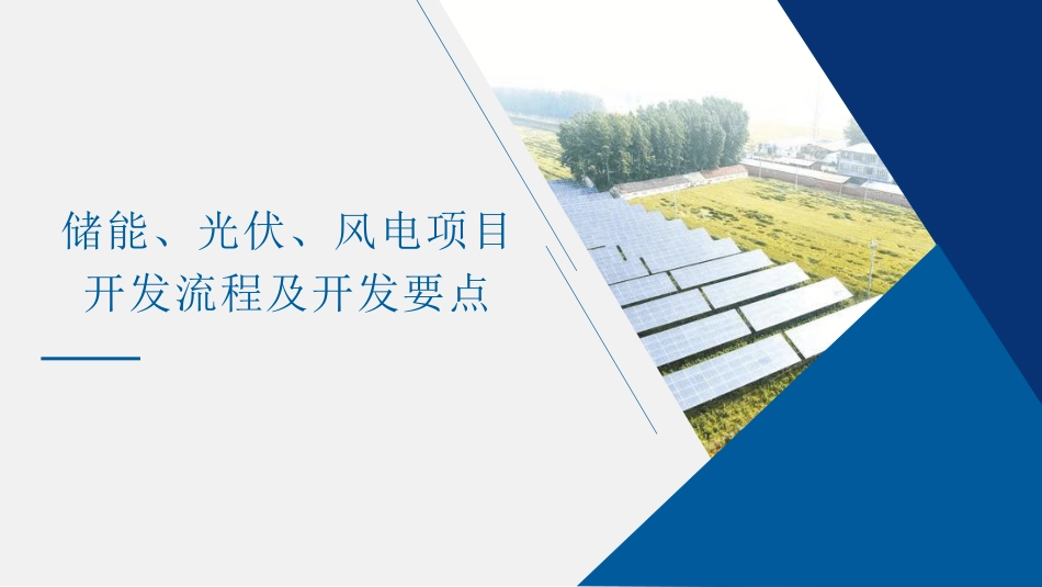 储能、光伏、风电项目开发流程及开发要点_第1页