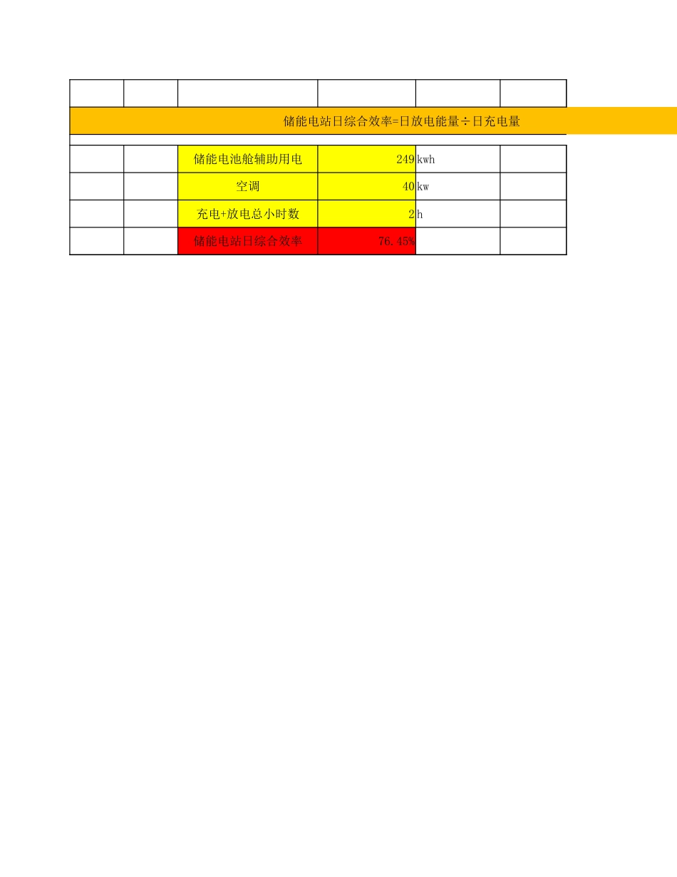 储能系统效率测算表V1.0_第3页