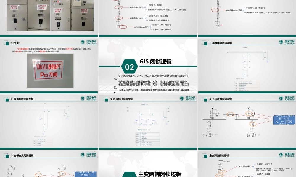 电气设备五防闭锁逻辑（开关柜、主变、GIS、不同主接线方式下闭锁逻辑等）