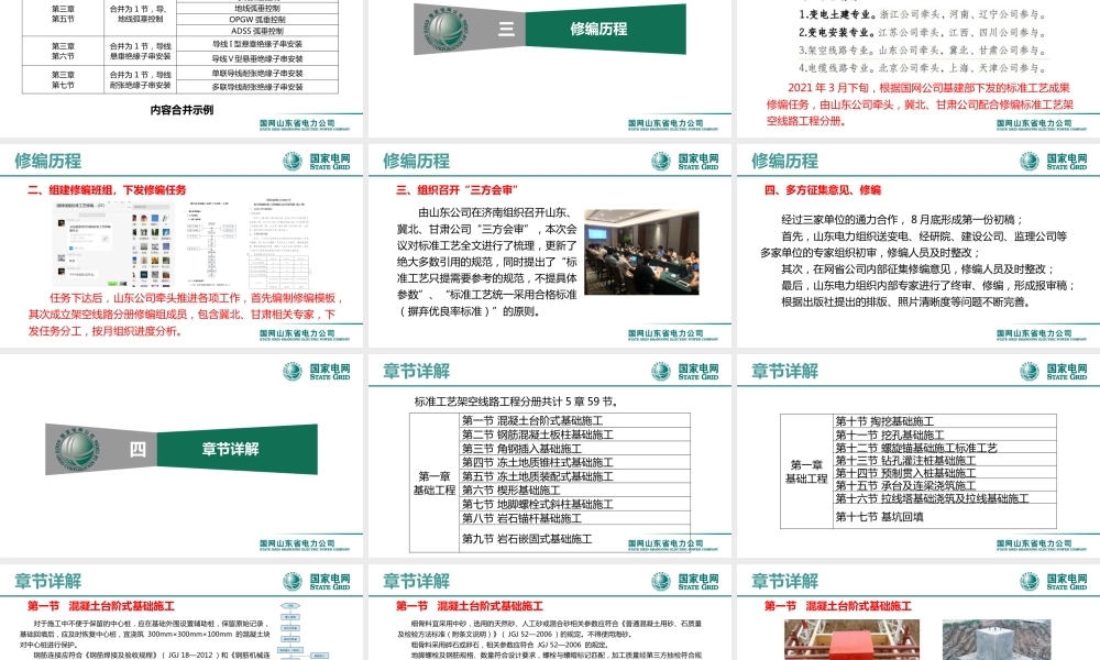 国网标准工艺（架空线路部分）培训课件