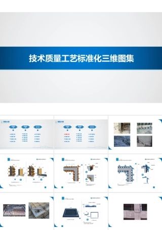 技术质量工艺标准化三维图集