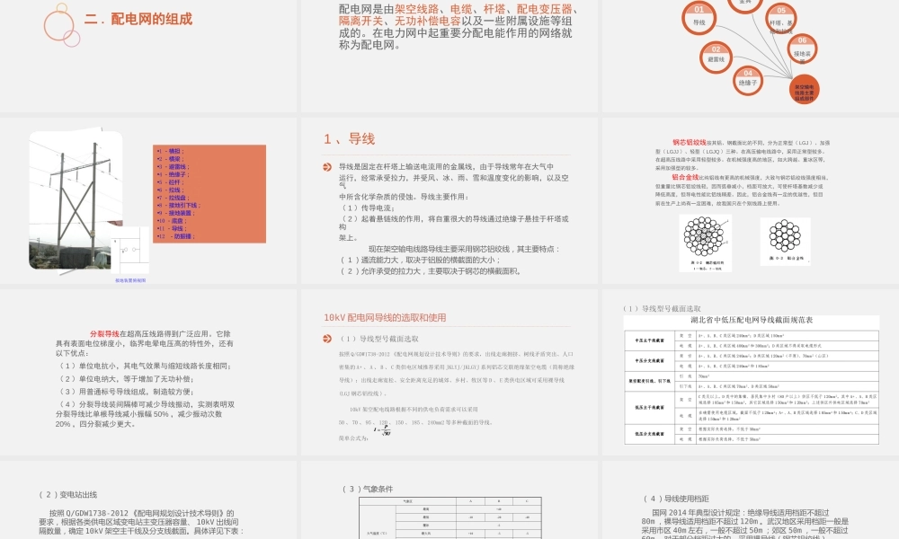 配网设计基础知识培训