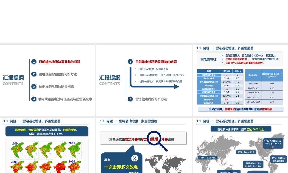 输电线路雷电灾害与防护技术